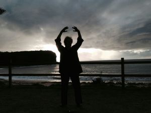 Qigong at sunrise